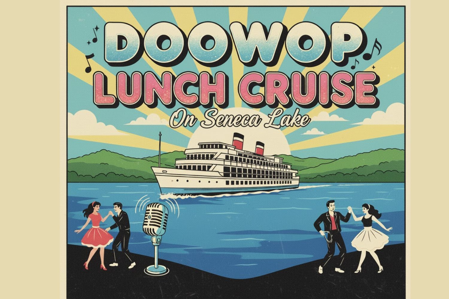 Doowop Luncheon Cruise on Seneca Lake - Weds., Sept. 16, 2026